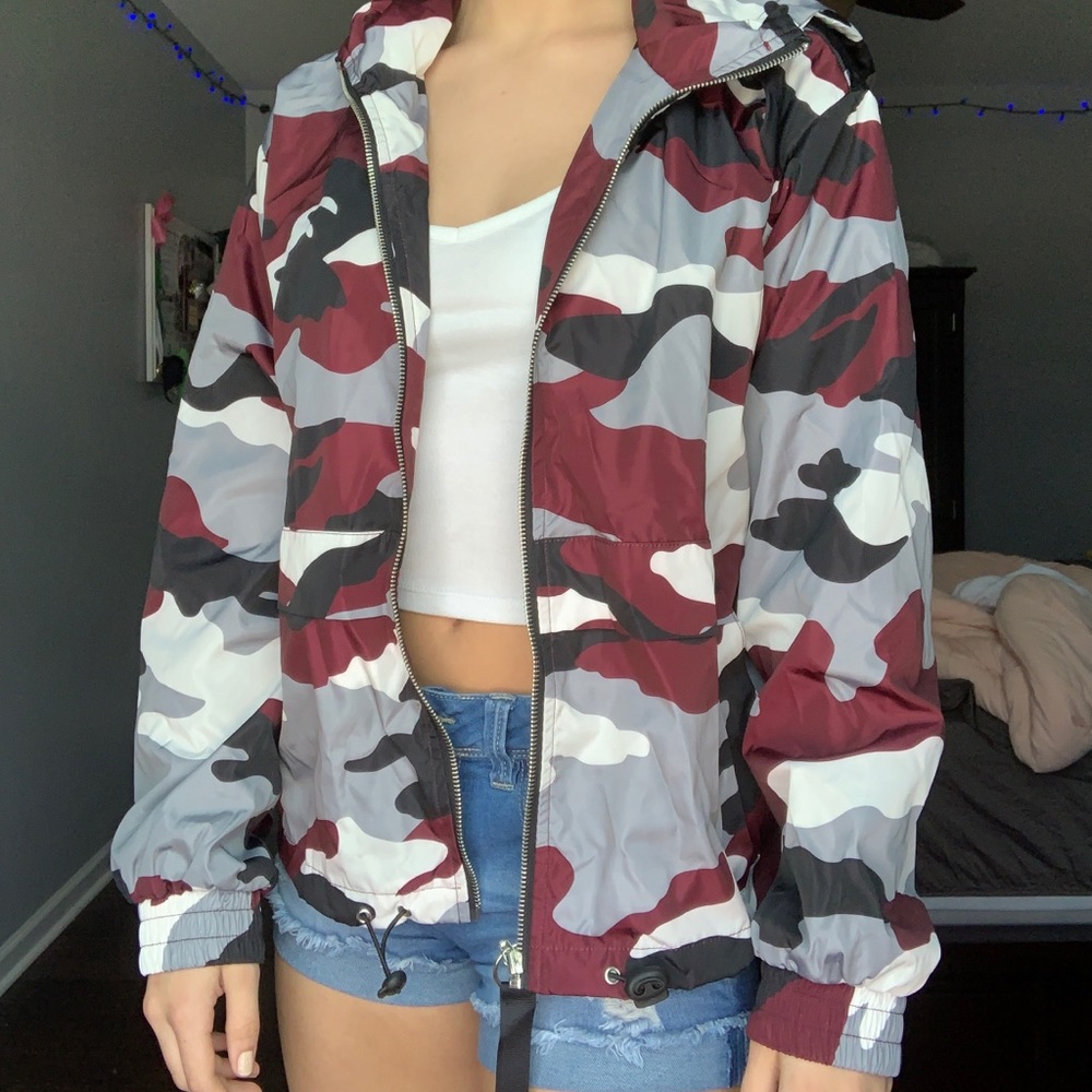 Camo bomber jacket from Forever 21